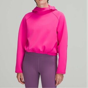 Lululemon sonic pink air wrap pullover hoodie